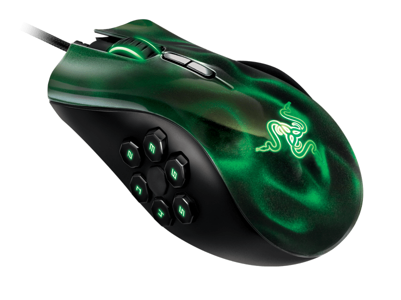 Razer Naga Hex Wraith Red MOBA/Action-RPG Laser Mouse