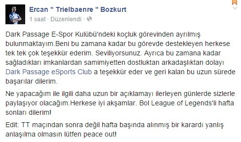 Ercan '' Trielbaenre '' Bozkurt
