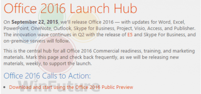 Office 2016 Davetiyesi